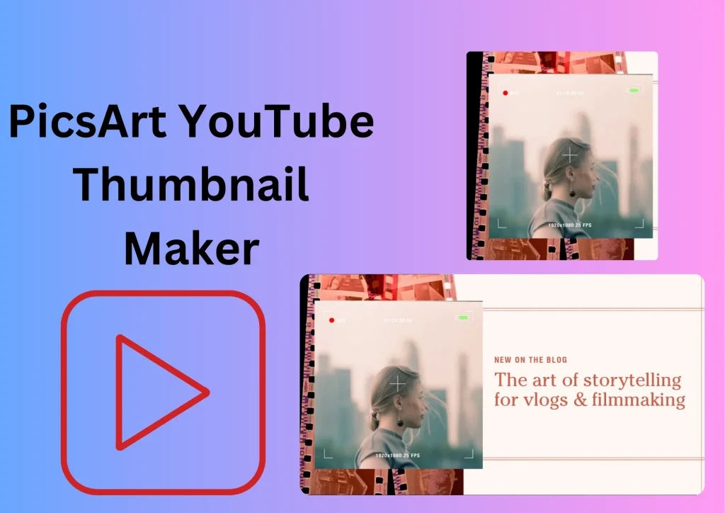 picsart youtube thumbnail